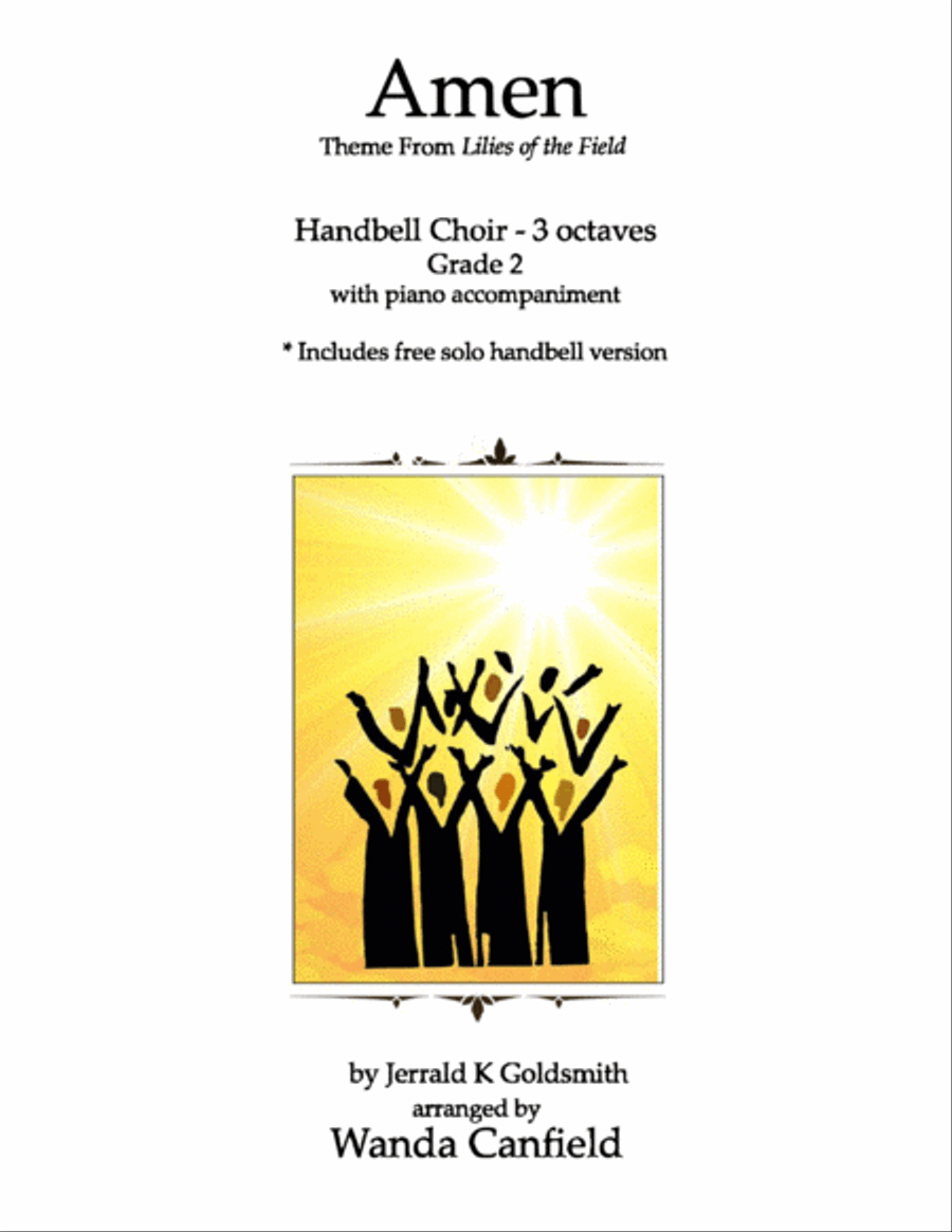 Amen Handbell Choir scores gallery preview page 1