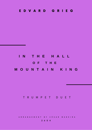In The Hall Of The Mountain King - Trumpet Duet (Full Score and Parts)