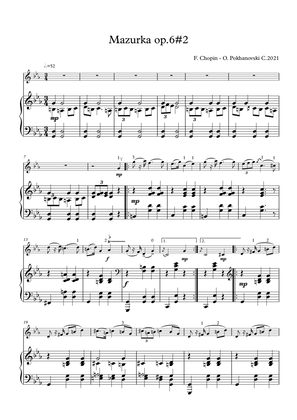 Chopin-Pokhanovski Mazurka for violin and piano