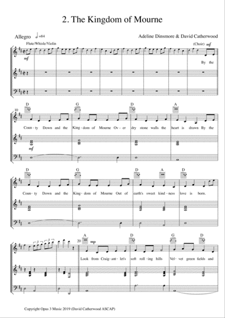 Jack's Journey - A Musical inspired by the boyhood adventures of CS Lewis (lyrics by Adeline Dinsmor Voice scores gallery preview page 3
