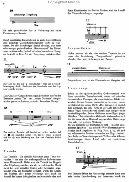 Neue Spieltechniken in der Querflötenmusik nach 1950