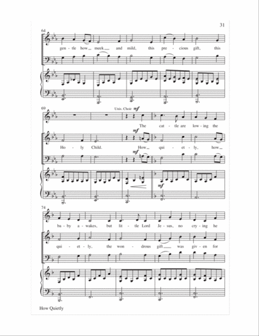 Let the Children Sing 4-Part scores gallery preview page 33
