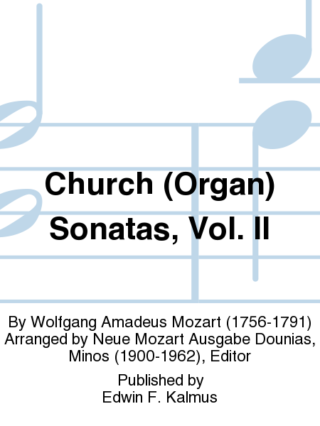 Church (Organ) Sonatas, Vol. II