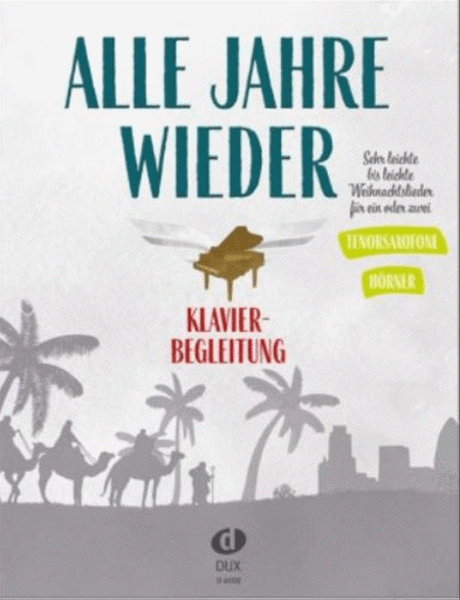 Alle Jahre wieder - Piano accompaniment Tenor Saxophone scores gallery preview page 1