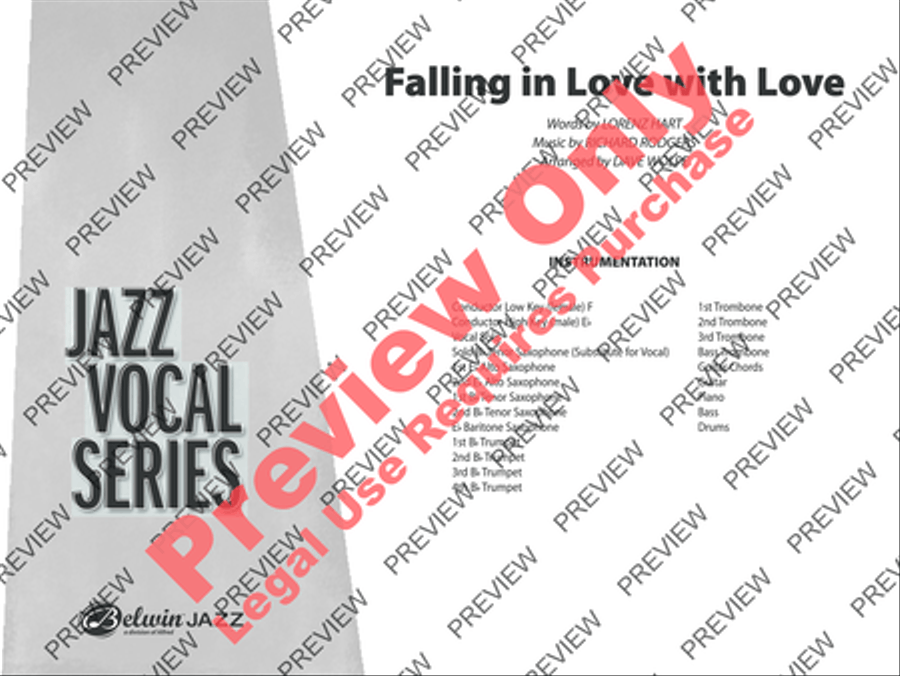 Falling in Love with Love Jazz Ensemble scores gallery preview page 30