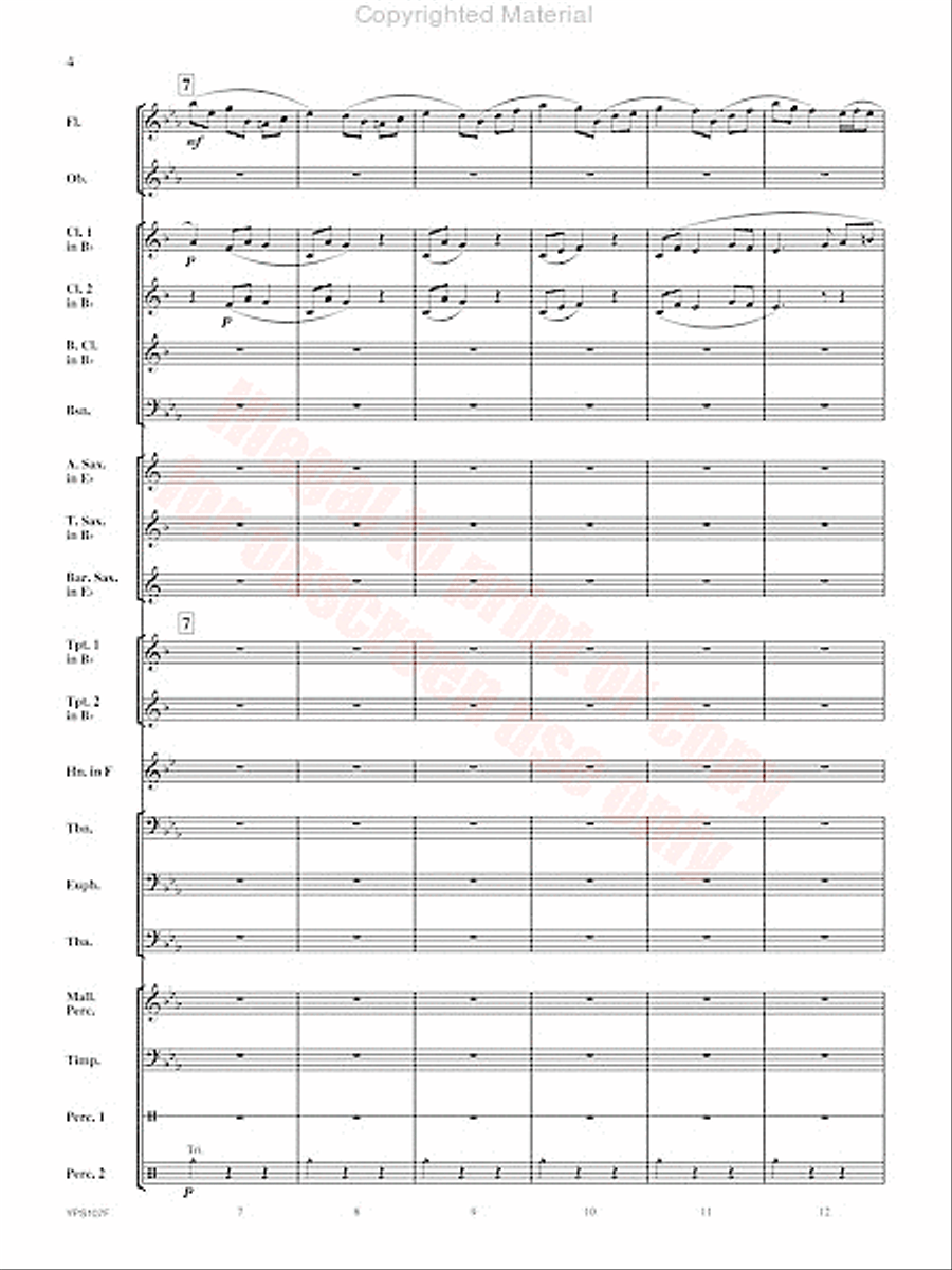 Fughetta Fughetta Concert Band scores gallery preview page 5