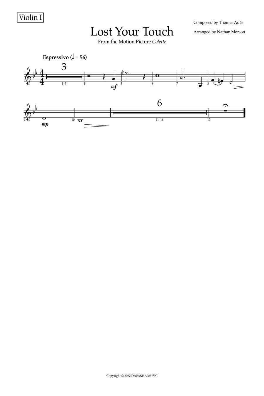 Lost Your Touch Lost Your Touch String Orchestra scores gallery preview page 4