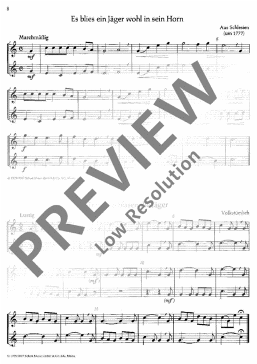 International Folksongs Bass Clarinet scores gallery preview page 9
