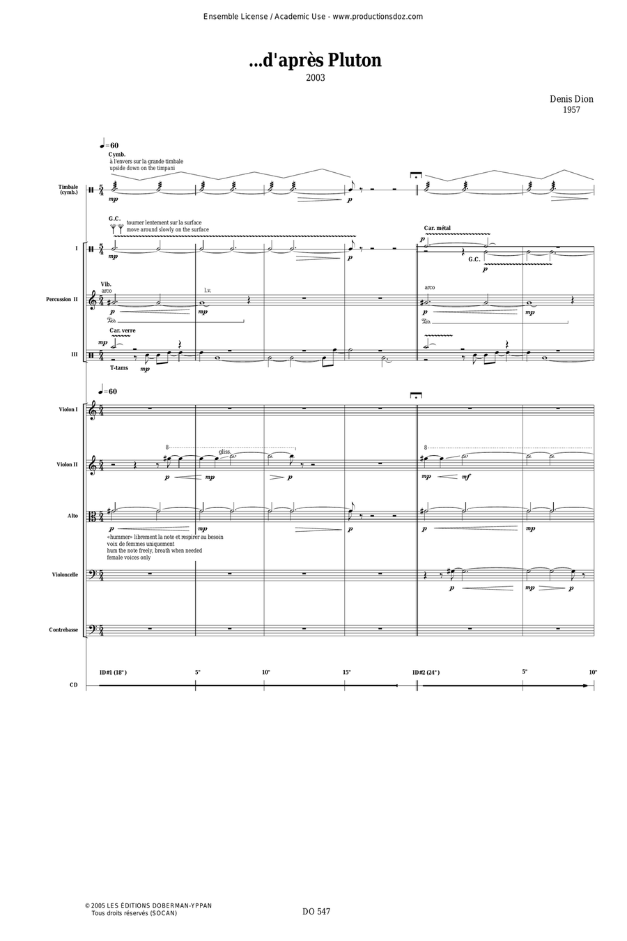 ...d'après Pluton Orchestra scores gallery preview page 3