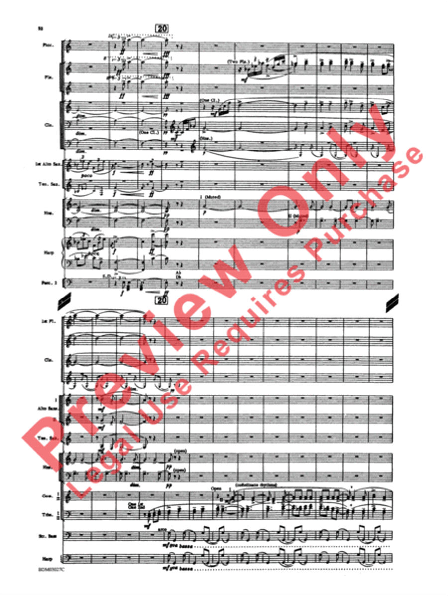 La Fiesta Mexicana Concert Band scores gallery preview page 55