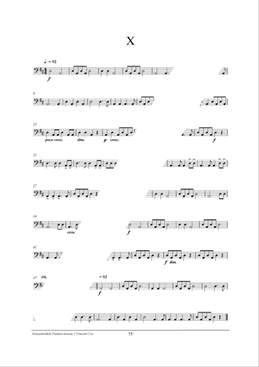 Percussion Modular: Pauken 1 Percussion scores gallery preview page 37