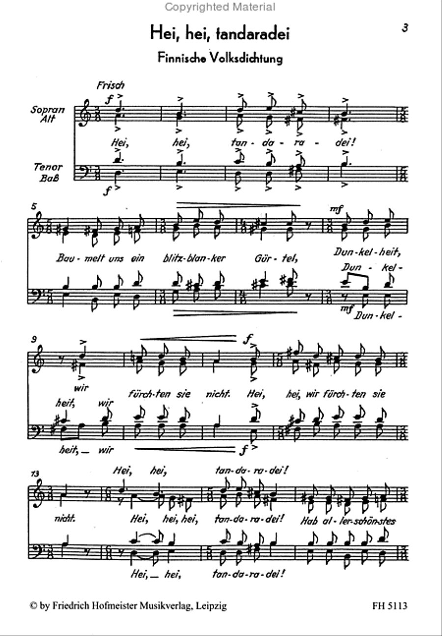 Wasser murmelt, Wasser rieselt 4-Part scores gallery preview page 2