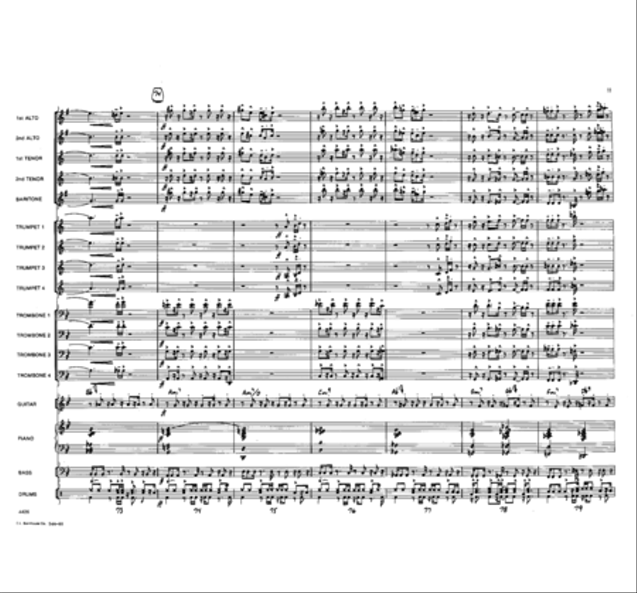 Hip Hoppin' Jazz Ensemble scores gallery preview page 11