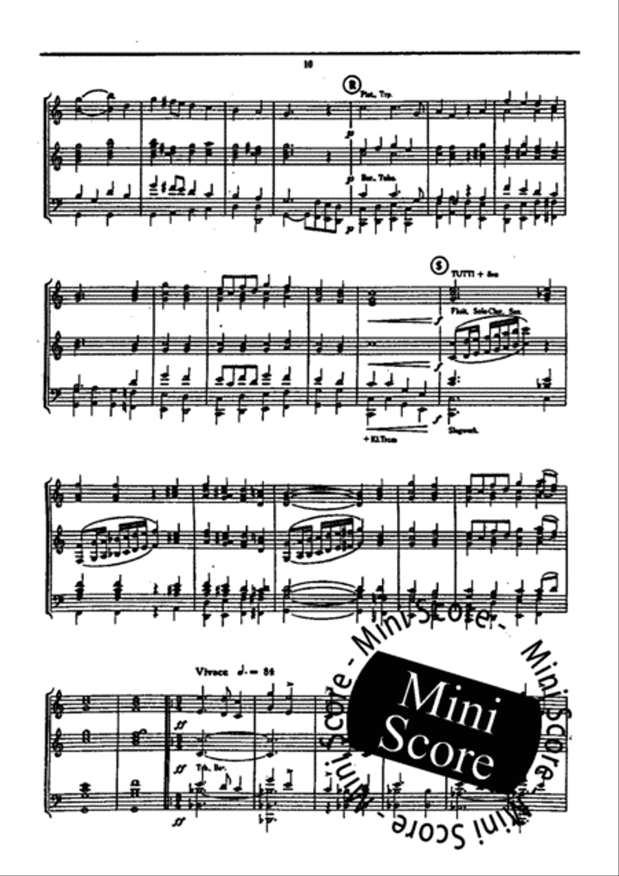 Rule Britannia Concert Band scores gallery preview page 13