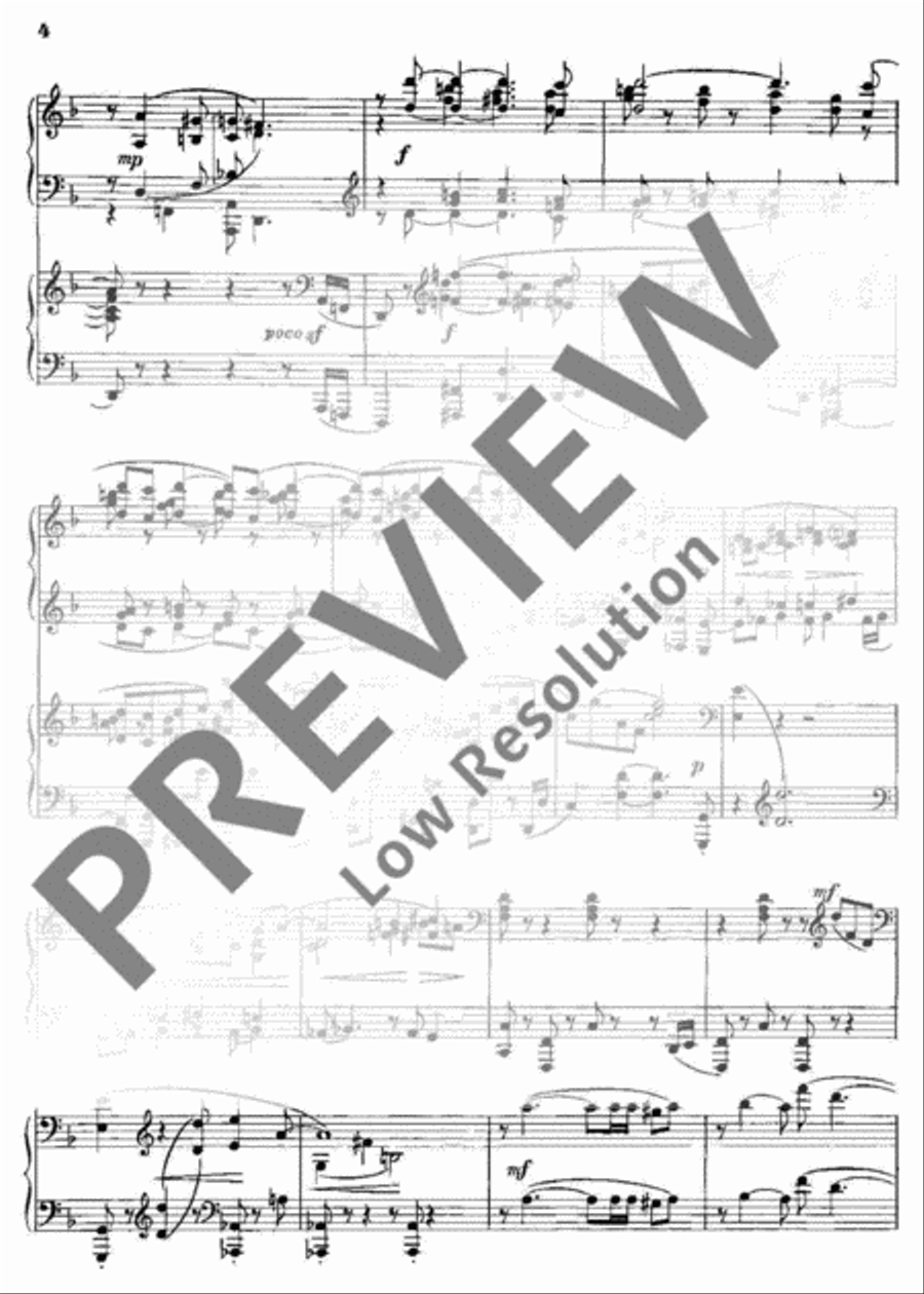 Tango Piano Duet scores gallery preview page 5
