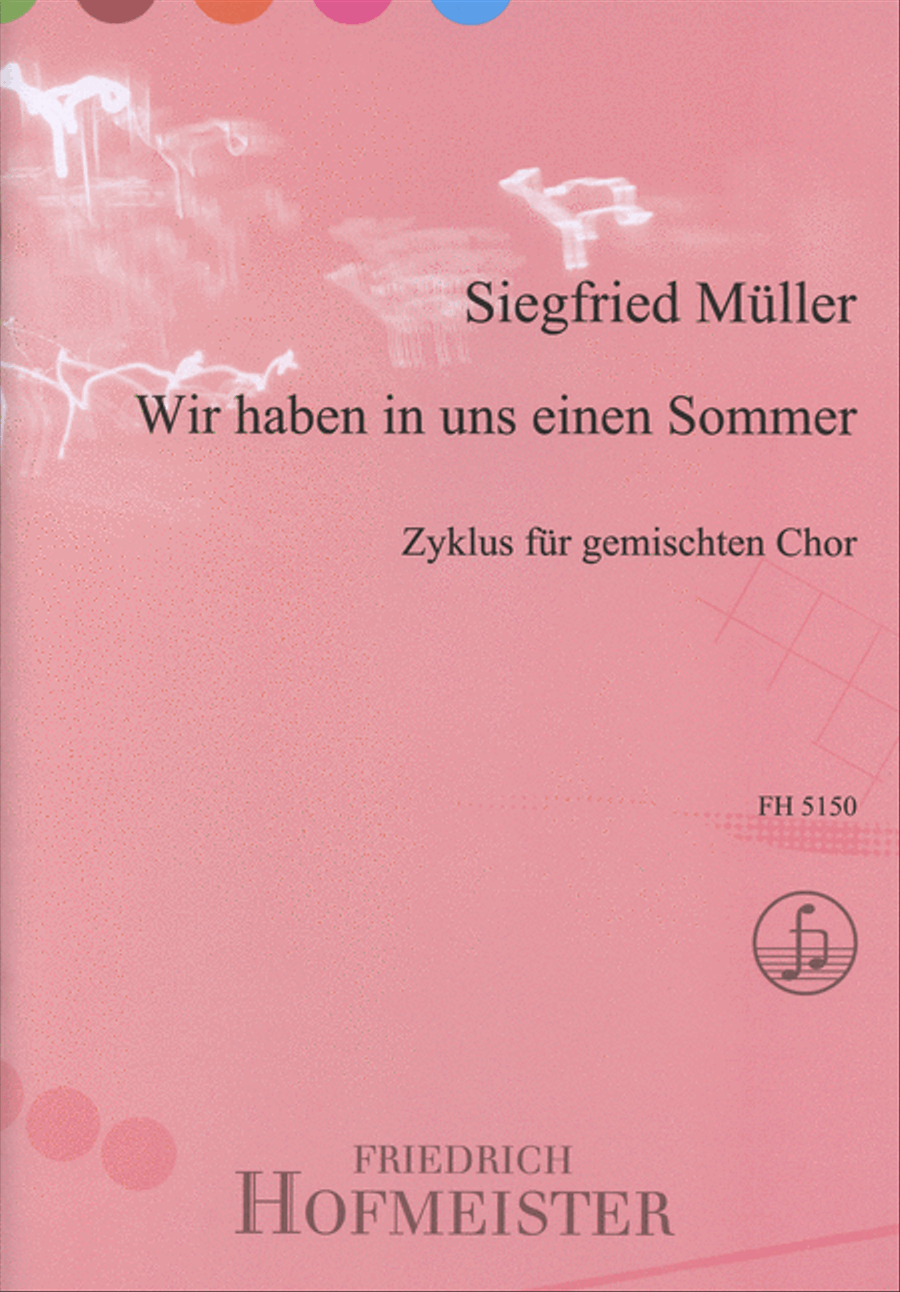 Wir haben in uns einen Sommer Mixed Choir scores gallery preview page 1