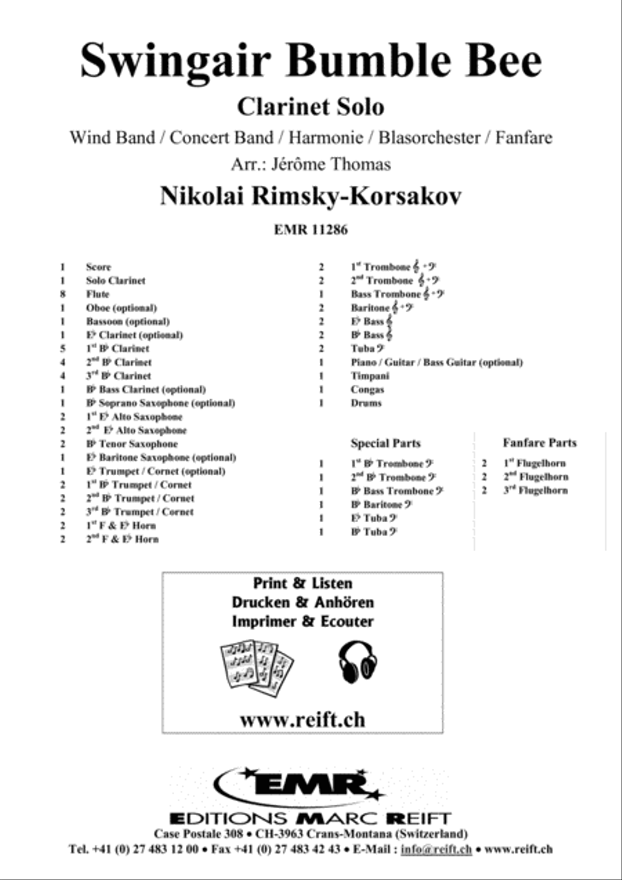 Swingair Bumble Bee Swingair Bumble Bee Concert Band scores gallery preview page 2