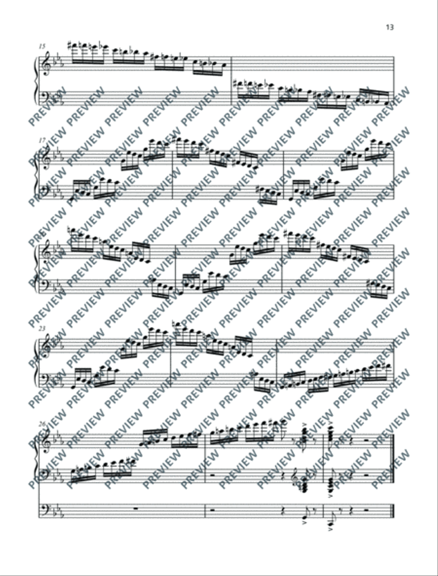 The Carnival of the Animals Organ scores gallery preview page 14