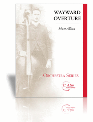 Book cover for Wayward Overture (score & parts)