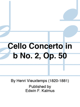 Cello Concerto in b No. 2, Op. 50