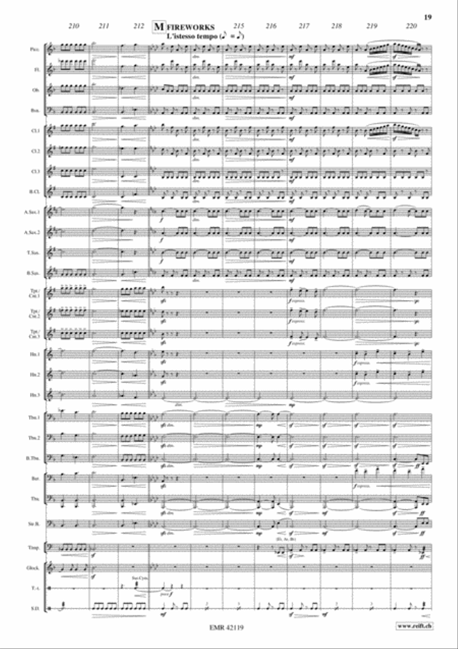 Back To Gaya Concert Band scores gallery preview page 7