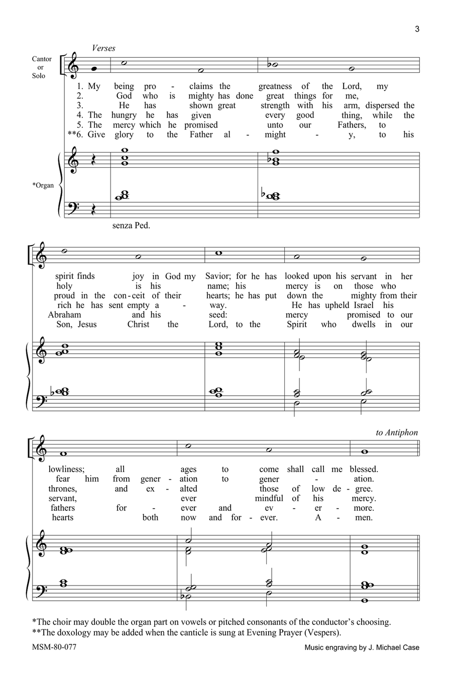 Magnificat 4-Part scores gallery preview page 3