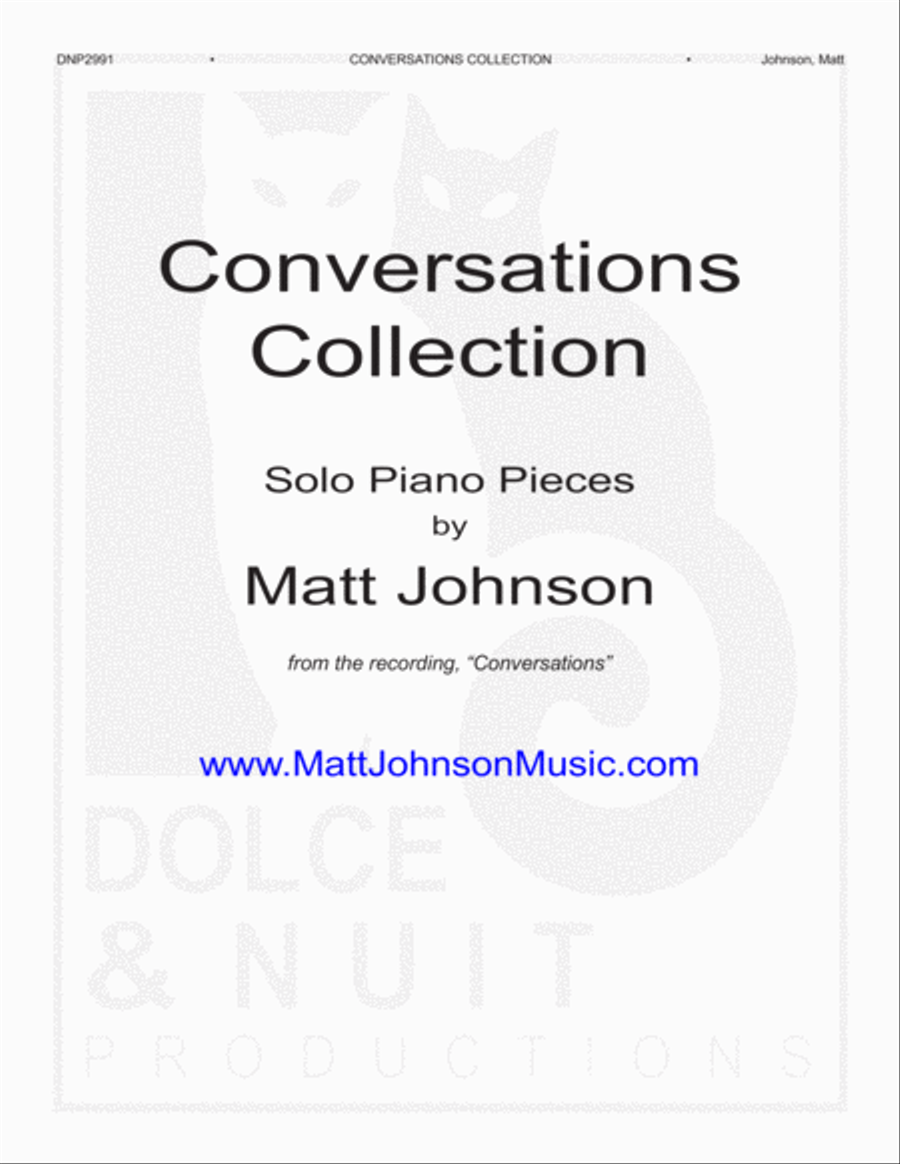 Conversations COLLECTION Conversations COLLECTION Piano Solo scores gallery preview page 1