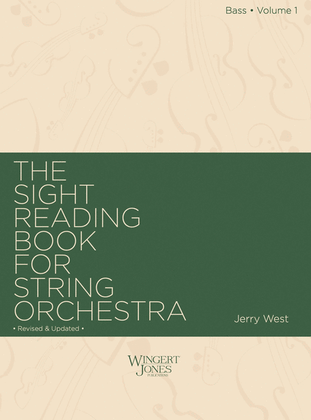 Book cover for Sight Reading Book For String Orchestra - Bass