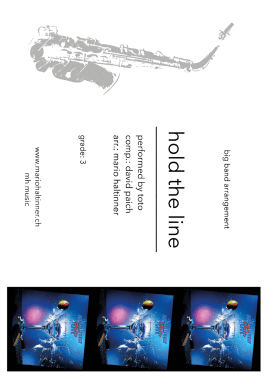 Hold The Line Jazz Ensemble scores gallery preview page 1