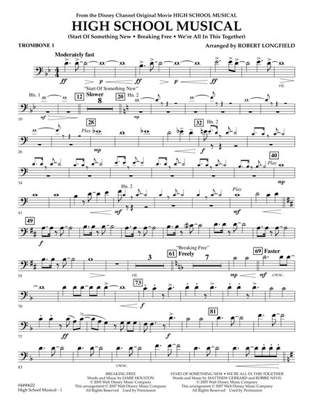 High School Musical - Trombone 1