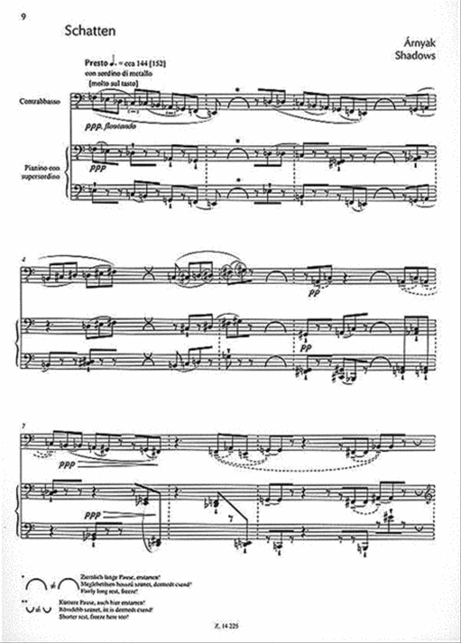 Signs, Games and Messages Double Bass scores gallery preview page 4