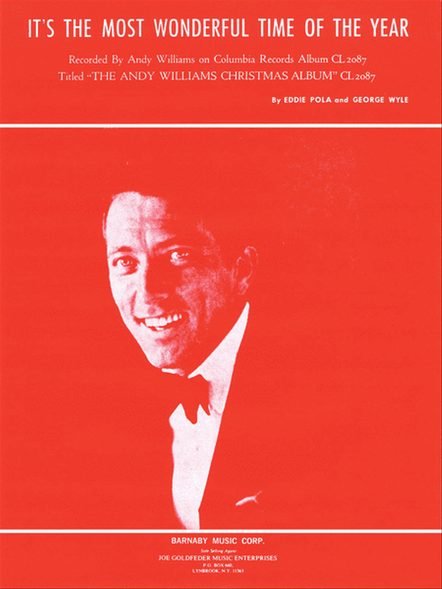 It's the Most Wonderful Time of the Year Piano, Vocal, Guitar scores gallery preview page 1