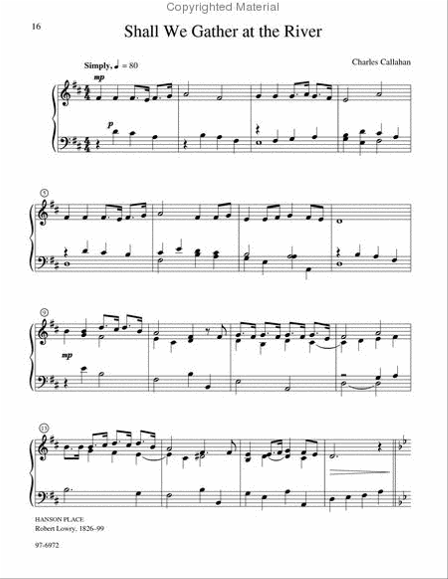 American Folk Hymn Suite American Folk Hymn Suite Piano Solo scores gallery preview page 6