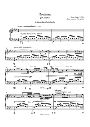 Nocturne No. 1 in Fm for piano