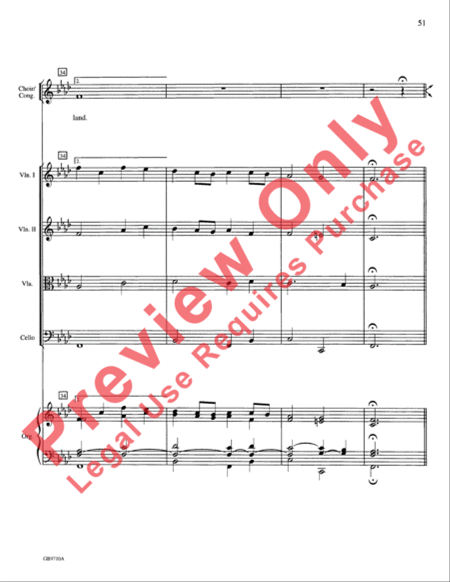 A Festival of Lessons and Carols Choir scores gallery preview page 52