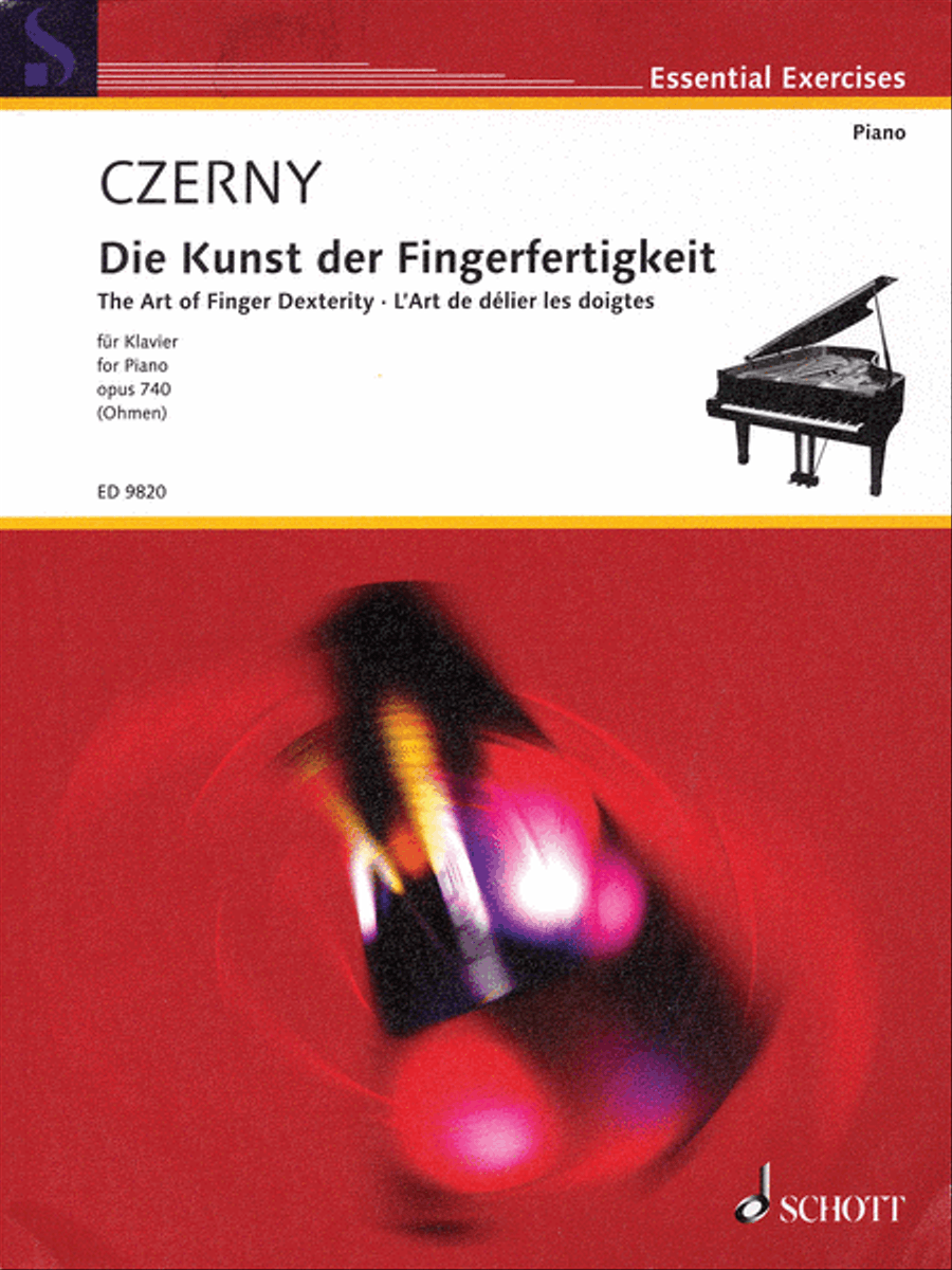 The Art of Finger Dexterity for Piano, Op. 740 Piano scores gallery preview page 1