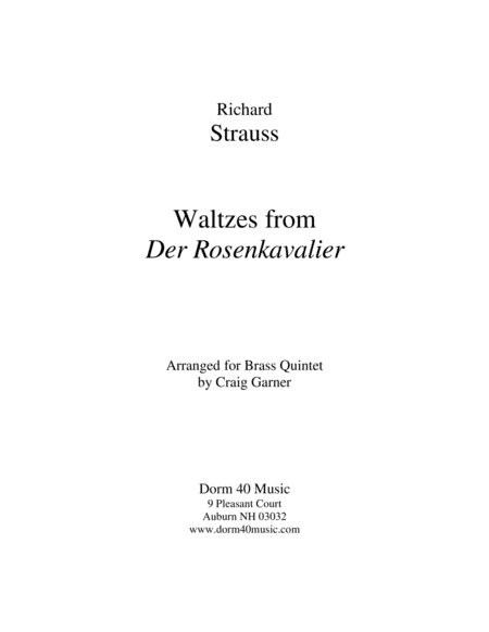 Waltzes from "Der Rosenkavalier" image number null