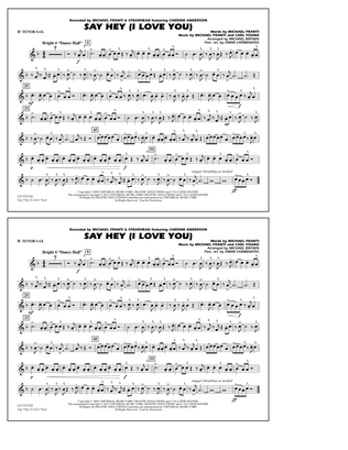 Book cover for Say Hey (I Love You) - Bb Tenor Sax