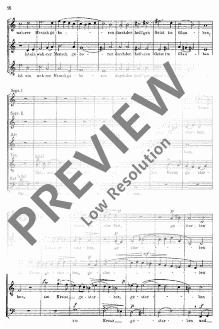 Eine deutsche Liedmesse SSATB scores gallery preview page 17