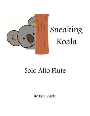 Book cover for Sneaking Koala (Solo Alto Flute)