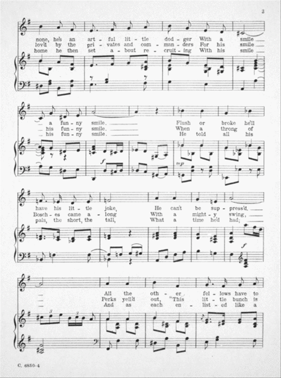 (Pack Up Your Troubles in Your Old Kit Bag) and Smile, Smile, Smile Voice scores gallery preview page 3