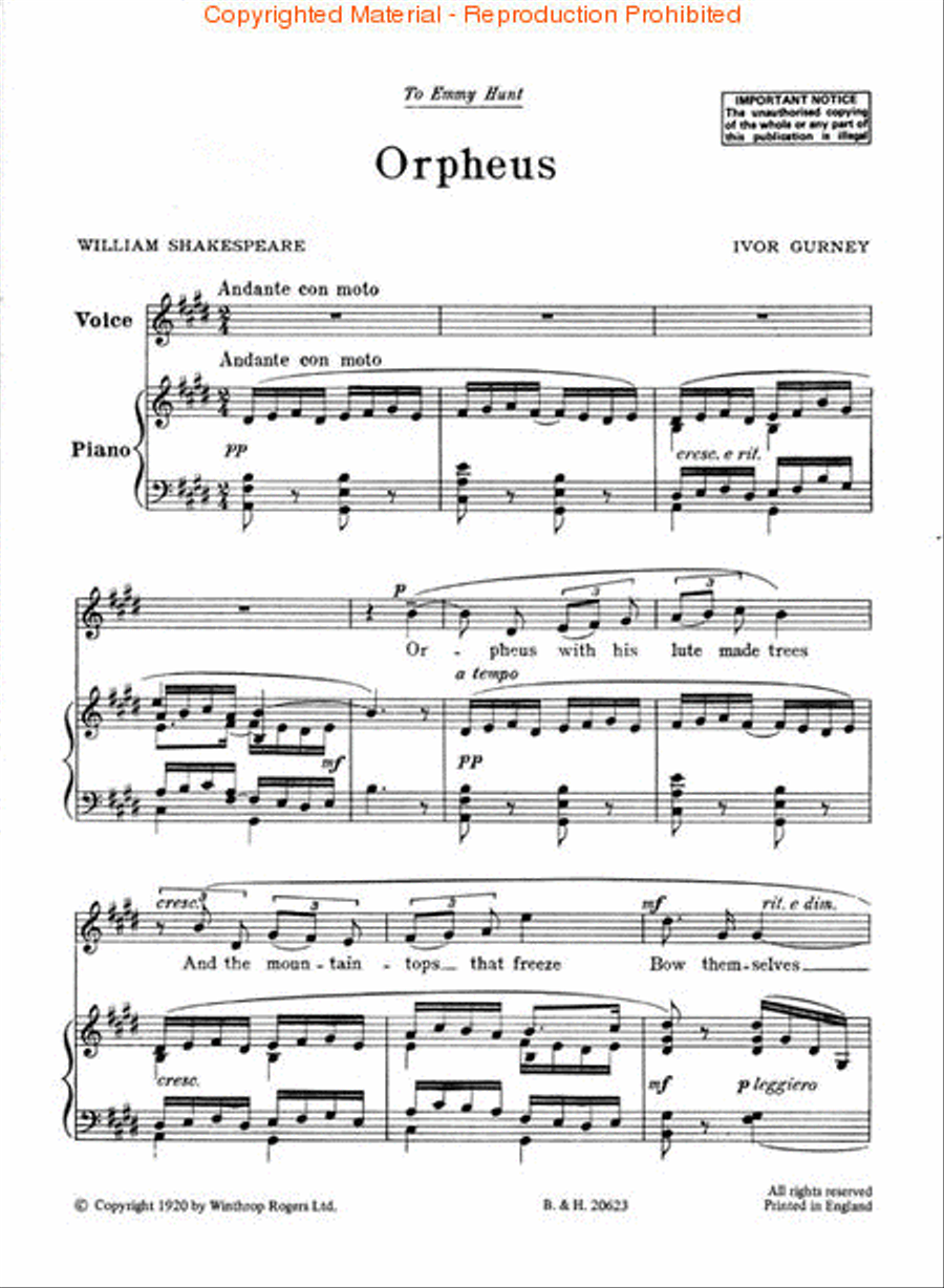 Five Elizabethan Songs High Voice scores gallery preview page 2