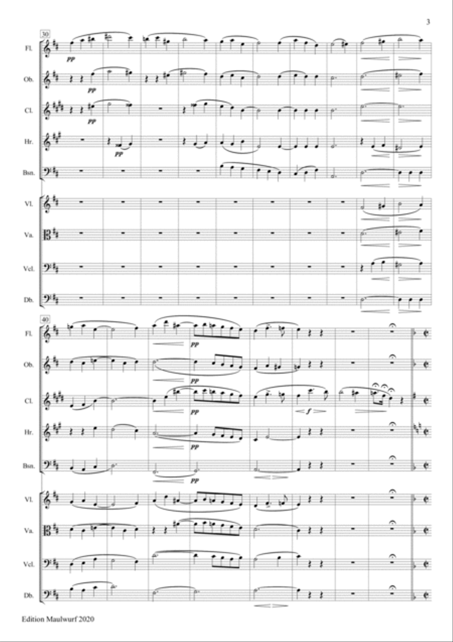 Elverhøj Ouverture Bassoon scores gallery preview page 5
