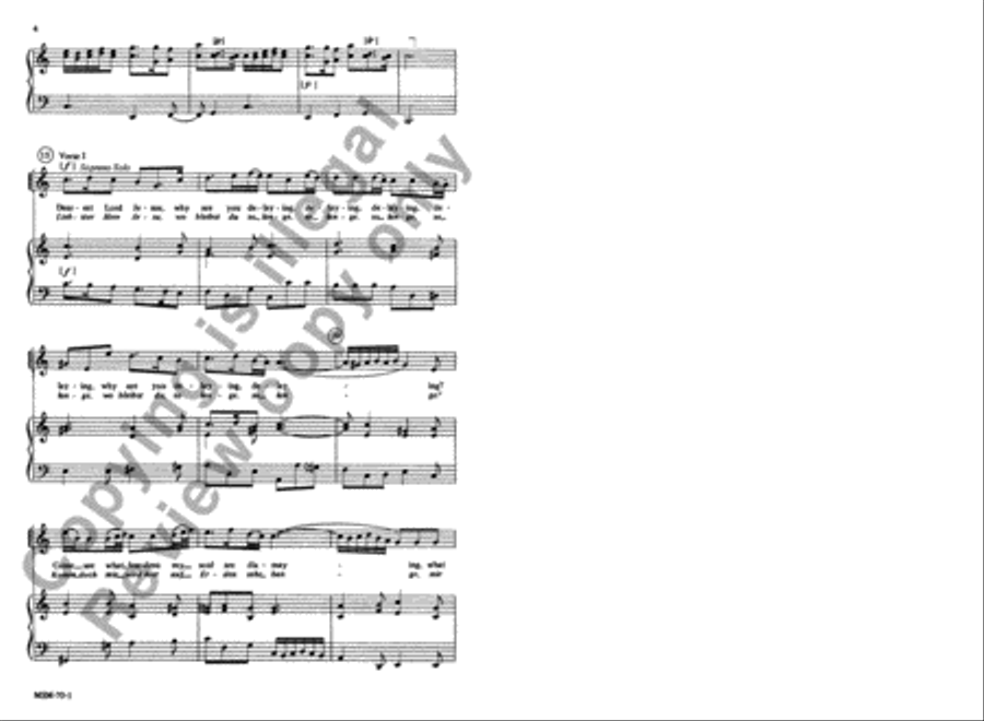 Dearest Lord Jesus, Why Are You Delaying SSATB scores gallery preview page 3