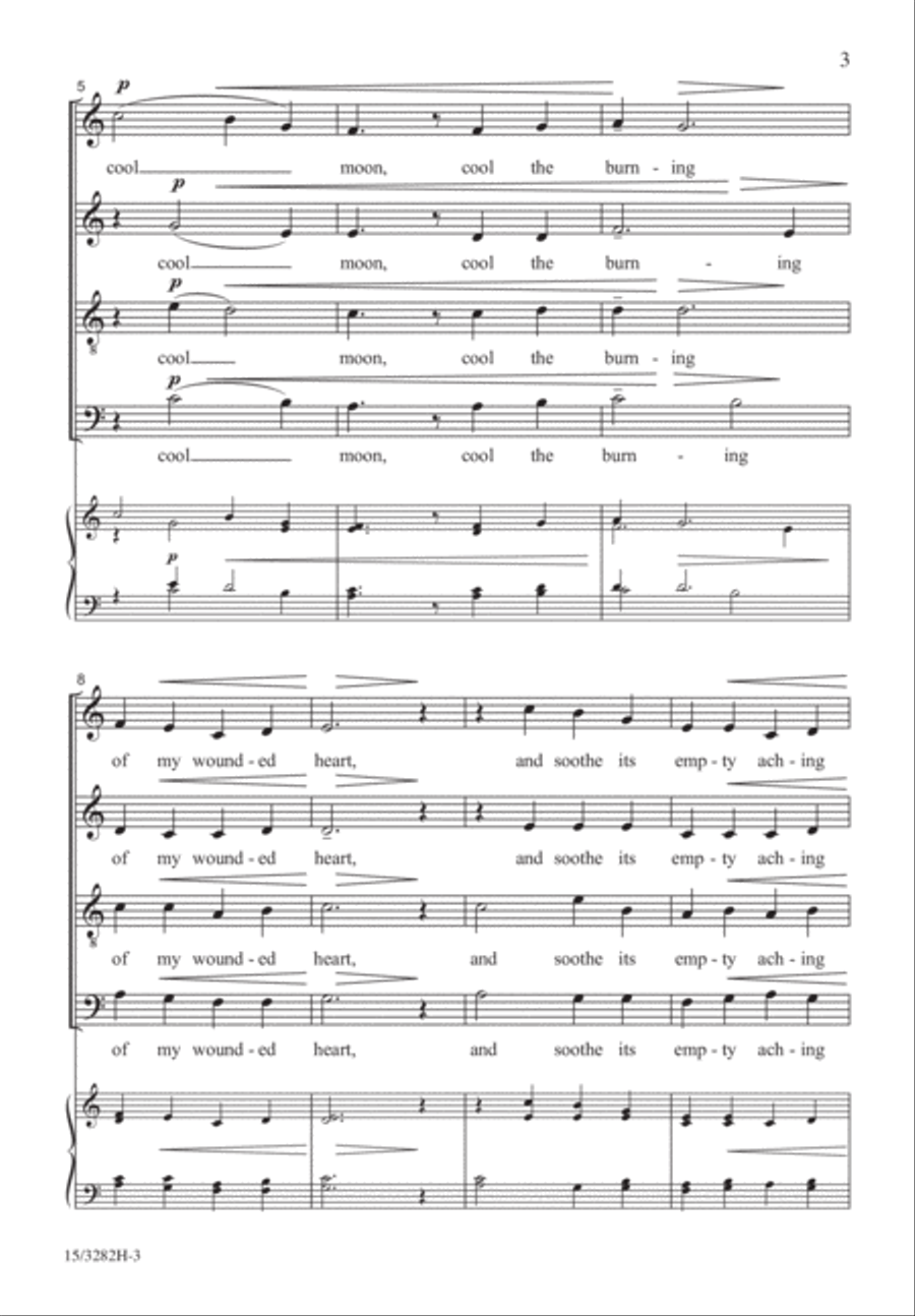 Cool Moon 4-Part scores gallery preview page 3