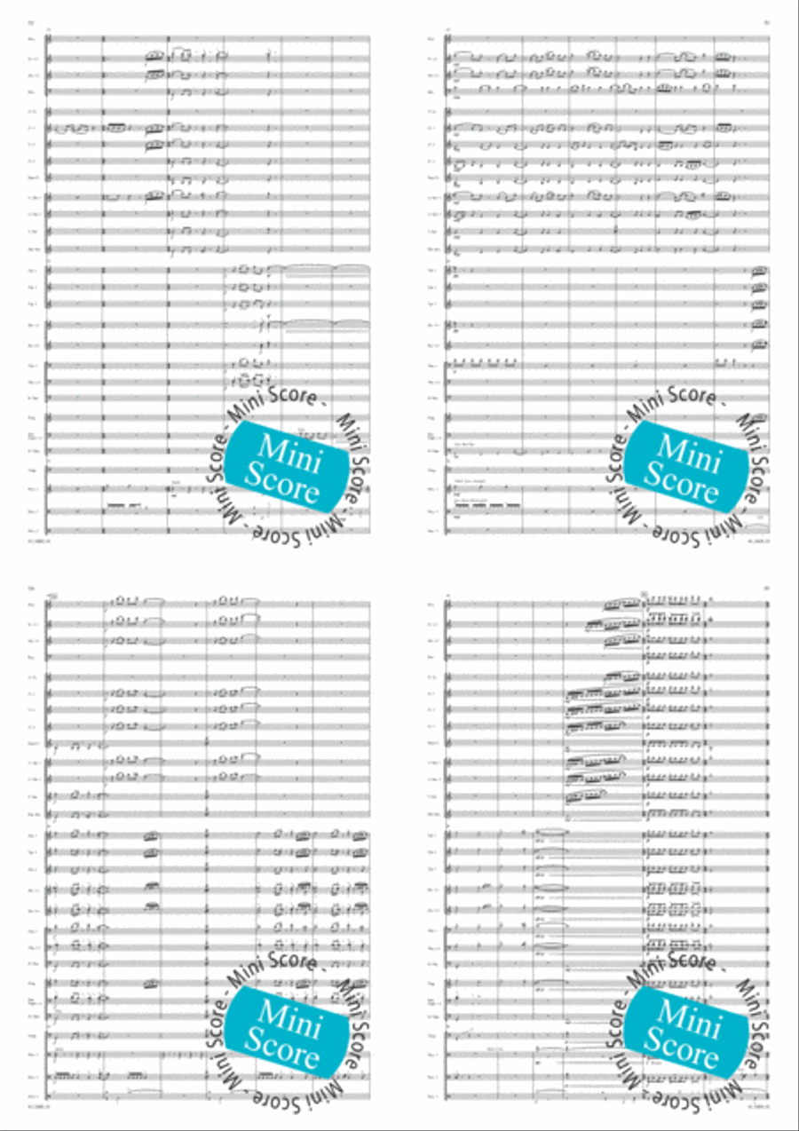 Menu Concert Band scores gallery preview page 16