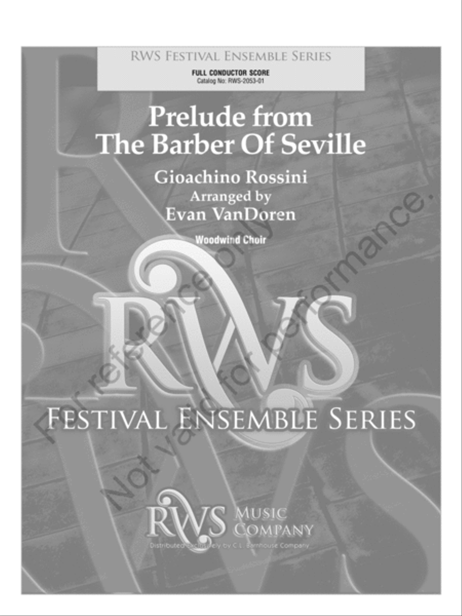 Prelude from The Barber of Seville by Gioachino Rossini Woodwind Ensemble - Sheet Music page 2