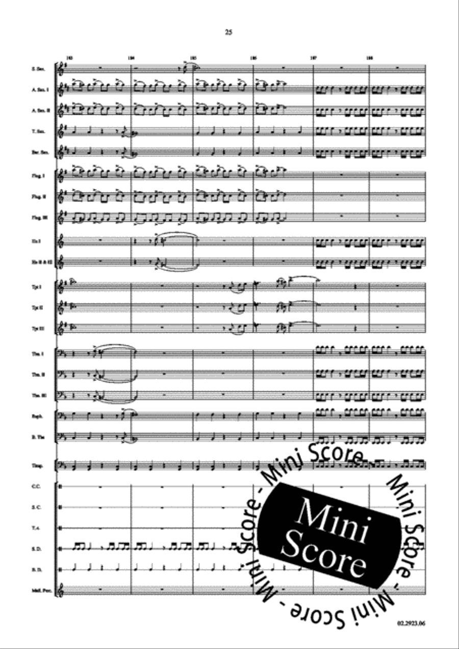 Mandragora Fanfare Band scores gallery preview page 29