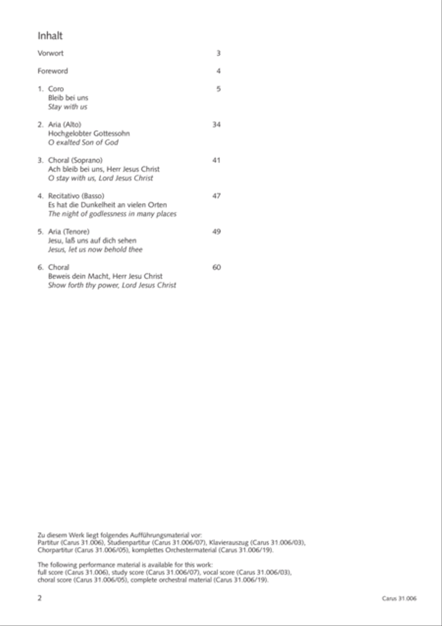 Stay with us, for it draws on toward evening (Bleib bei uns, denn es will Abend werden) 4-Part scores gallery preview page 3