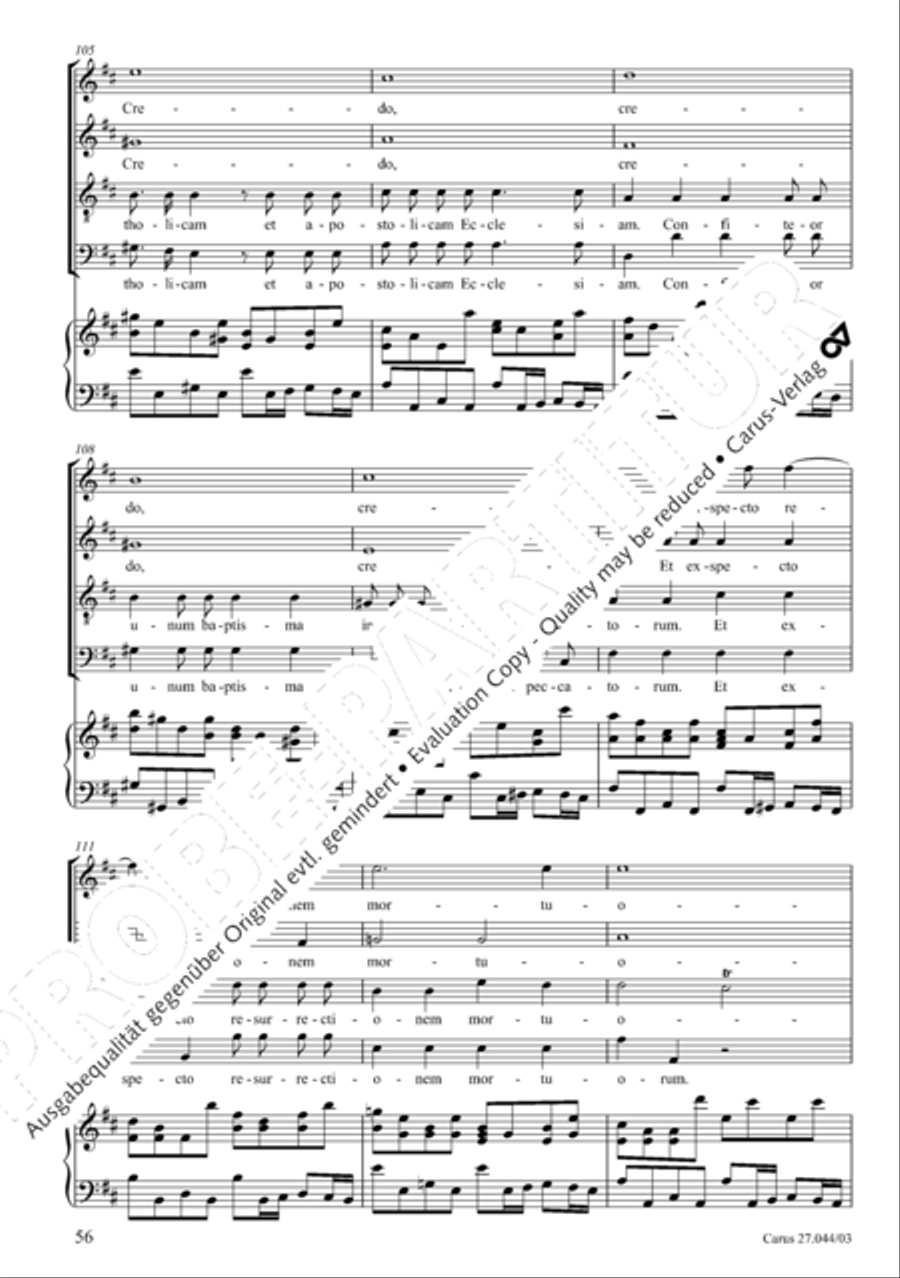 Messa per il Santissimo Natale 4-Part scores gallery preview page 57